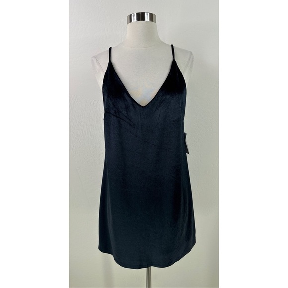 Kalani Hilliker Satin Strap Mini Dress - Picture 1 of 9